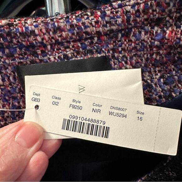 JCrew Tweed lady jacket sparkly trim Blazer 16 Multi‎  $268 F9250 NWT Preppy - Picture 6 of 16